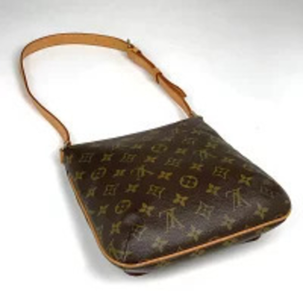 Louis Vuitton Bag Monogram Shoulder Musette Salsa Brown Short